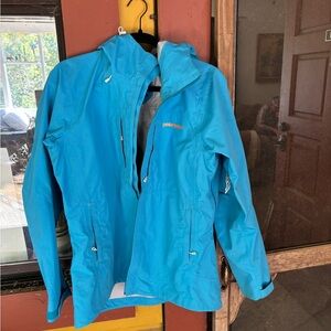 Patagonia Women's Blue Rain Jacket